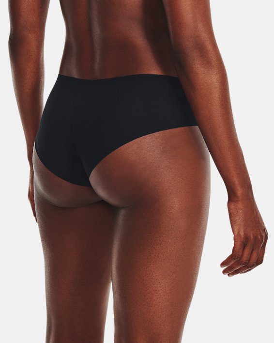Ropa Interior UA Pure Stretch Hipster para Mujer (Paquete de 3), Black, pdpMainDesktop image number 1